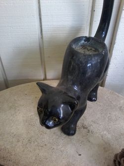 Black Cat candle holder