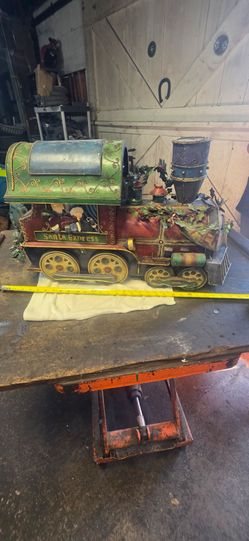 Vintage locomotive christmas train