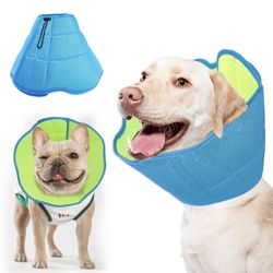 Soft Cone for Large Dogs Alternative After Surgery, Comfortable Adjustable Dog Recovery Collars & Cones to Stop Licking, Elizabethan Pet Cone of Shame