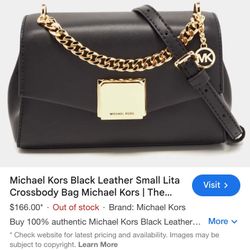 Michael Kors Leather Small Crossbody Bag