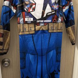 New! Marvel Avengers Captain America Costume *Size 10-12 Years 