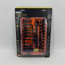 New Klein Tools 39-Piece Impact Socket Set Pass-Through 65500KNECT