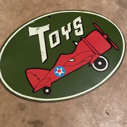 Tin sign