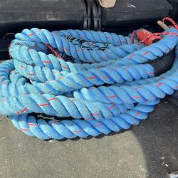 Large exercise rope 15 or 20 ft