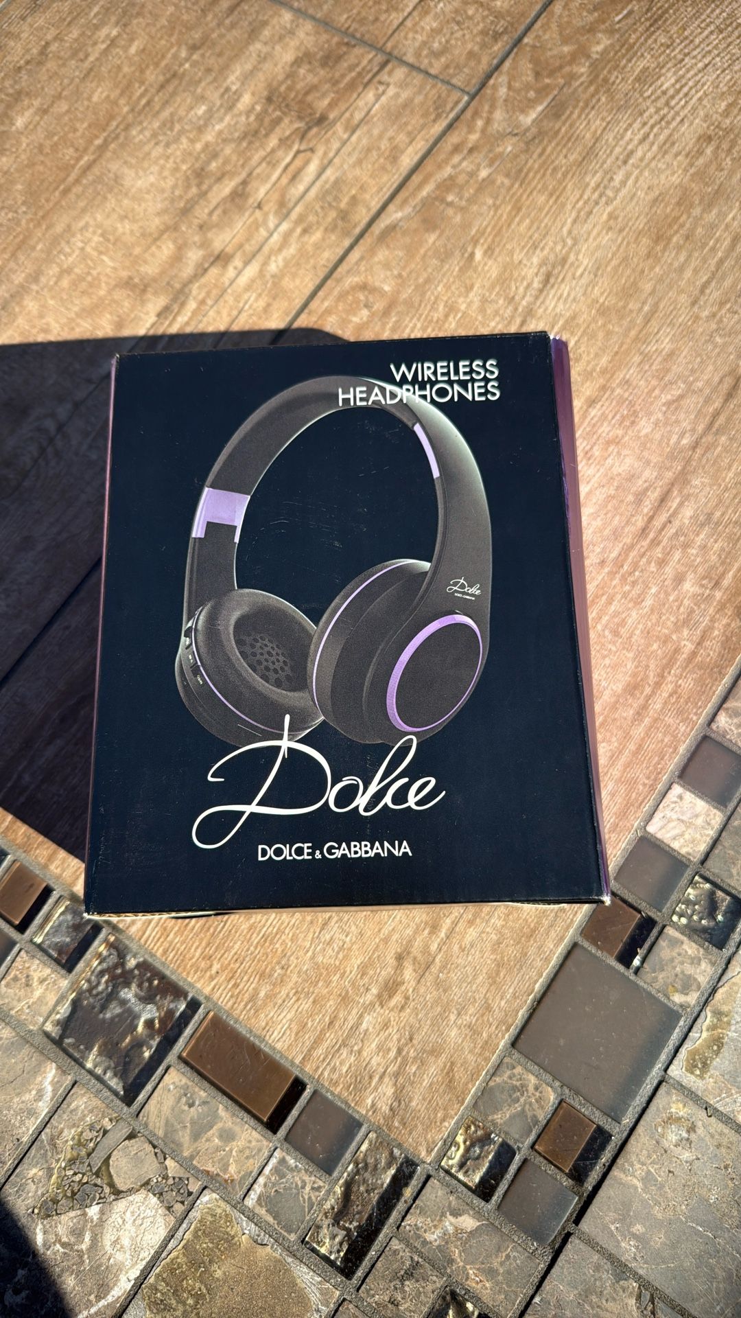 Dolce & Gabbana Limited Edition DOLCE Wireless Headphones Audio Headset 