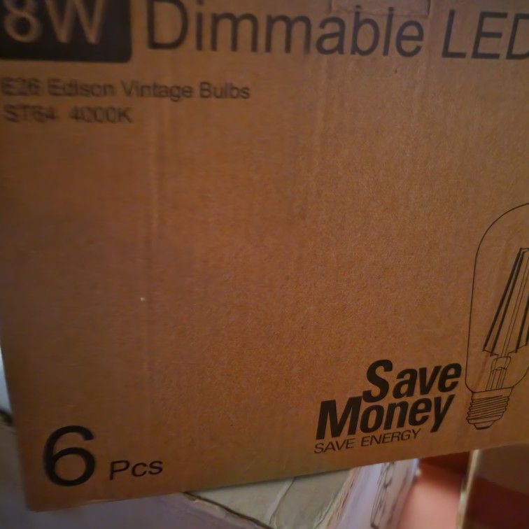 Edison Vintage Light Bulbs. 8w 40000k