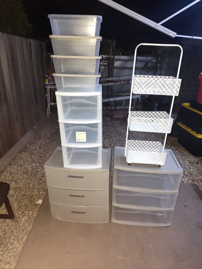Plastic Drawers and Containers
