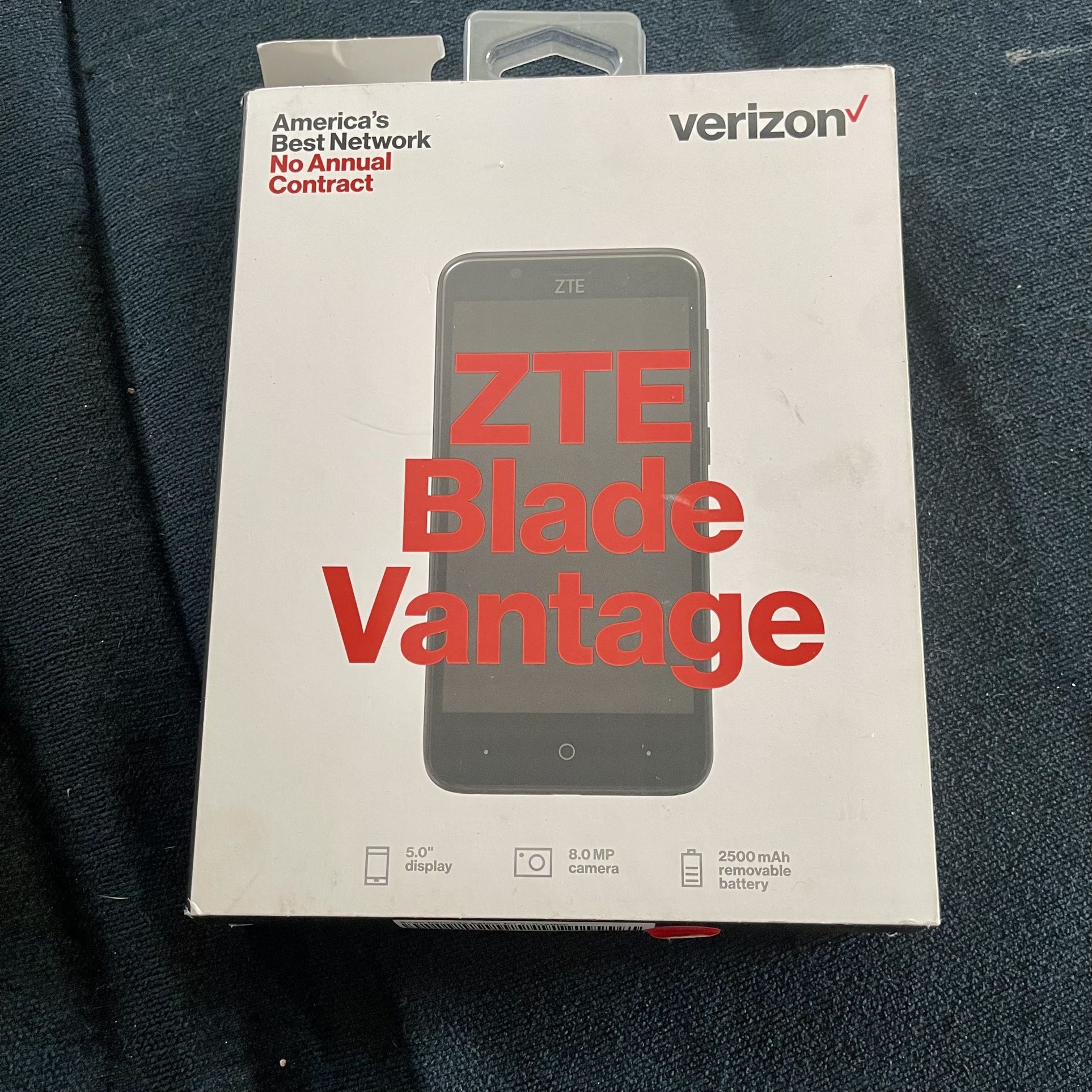 Verizon 4G ZTE Blade Vantage Cell Phone, New Open Box