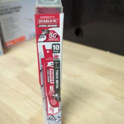 Top Rated
DIABLO
6 in. 8 TPI Steel Demon Carbide Teeth Reciprocating Saw Blades for Thick Metal
15
