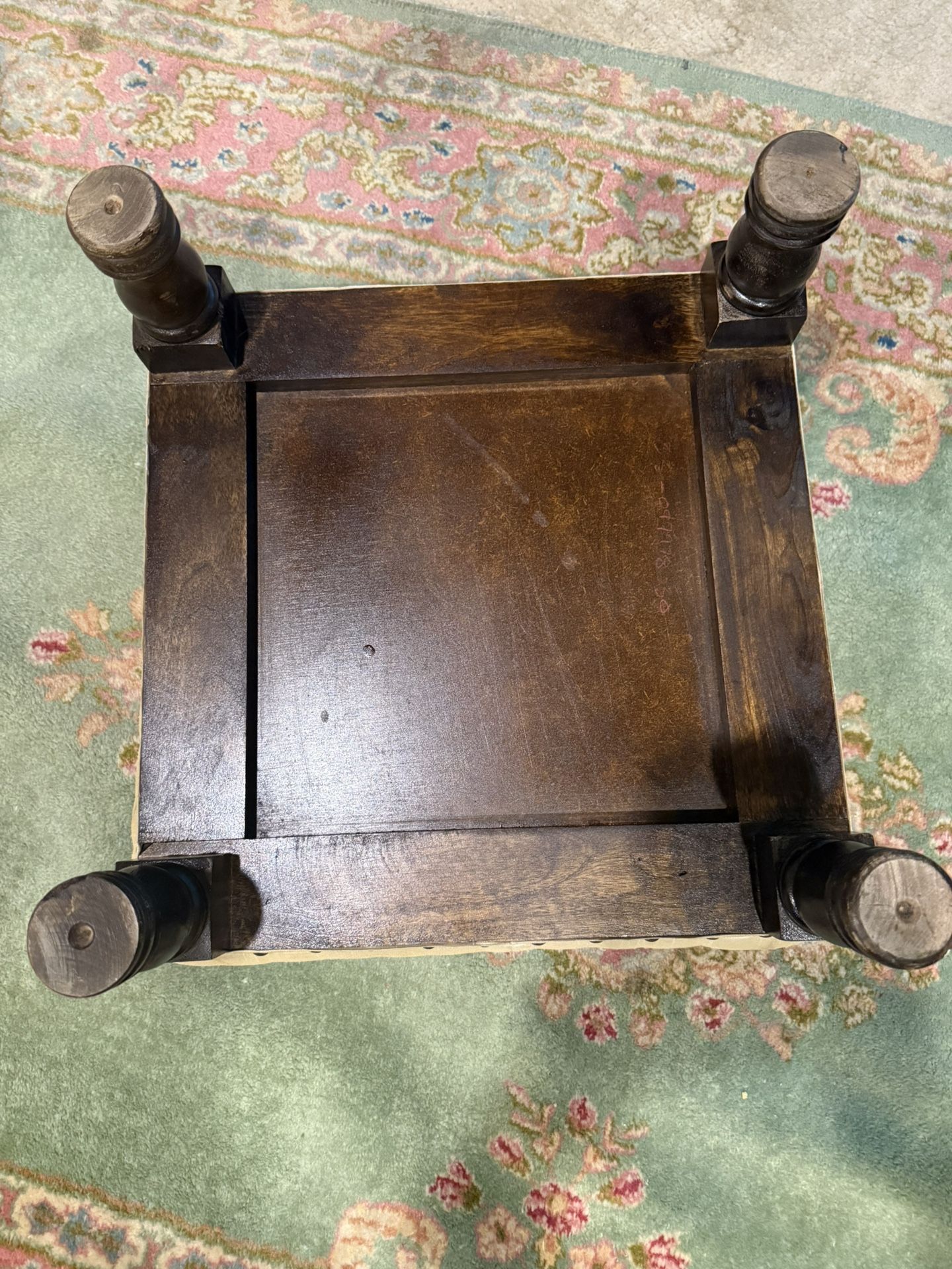 Foot Stool With Cushion