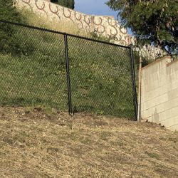 Black chain link fences for your home or business