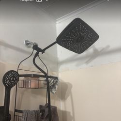 Wide Rain Shower Head With 5 Modes Handheld Showerheads, High Pressure Showerhead Combo with Extension Arm for Bathroom Accessories, Adjustable Shower