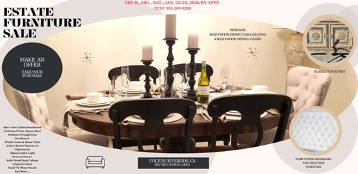 Designer Dining Room Table & 4 Chairs