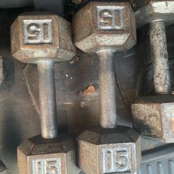 Steel dumbbells 