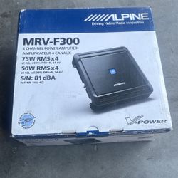 Alpine Amplifier