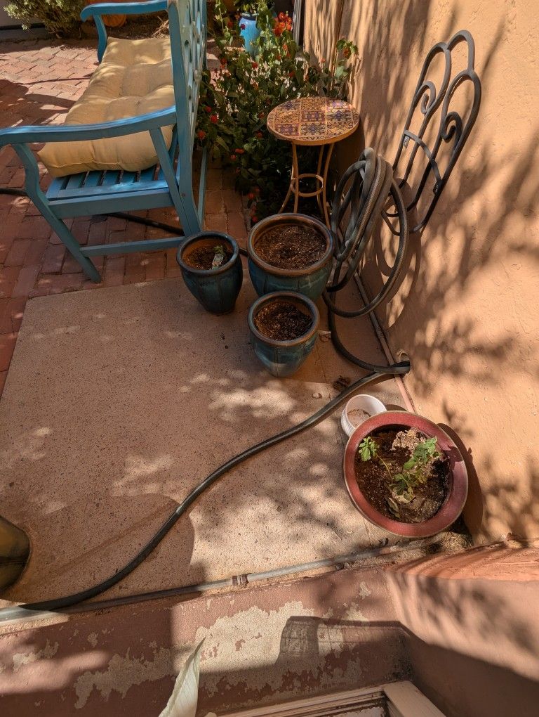 Setof3 Blue Planters