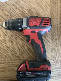 Milwaukee Drill With Battery