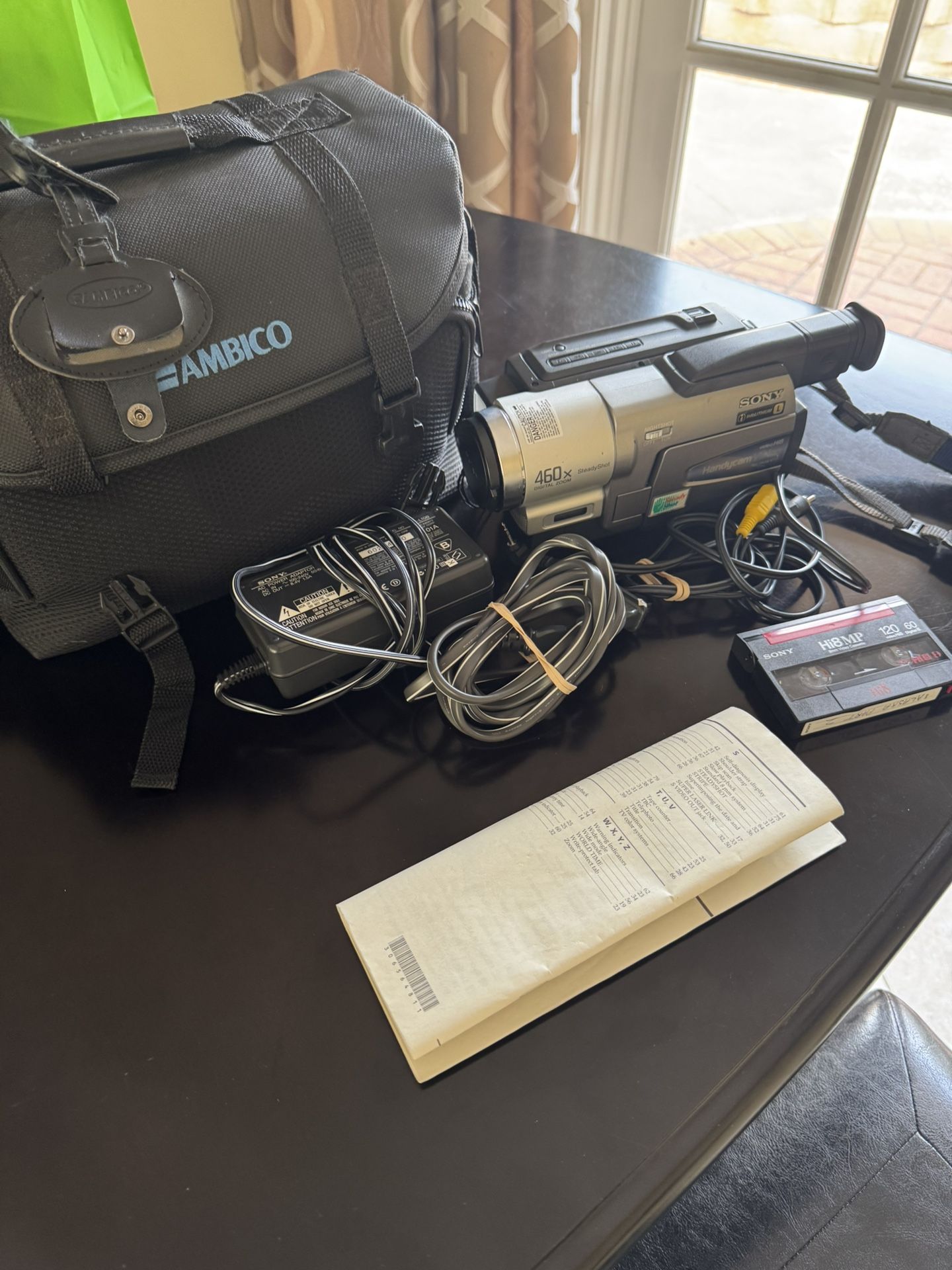 Sony Handycam CCD TRV 68 TESTED, ACCESSORIES