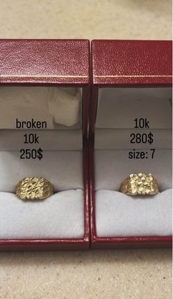 10k nugget ring