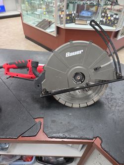 Bauer Concrete Saw Electric