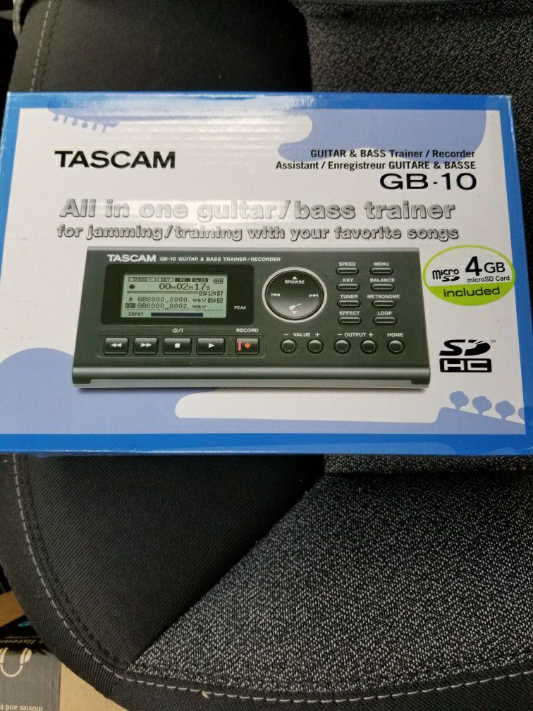 Tascam GB-10 Guitar/Bass Trainer/Recorder
