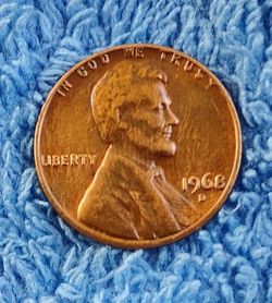 1968 D Penny 