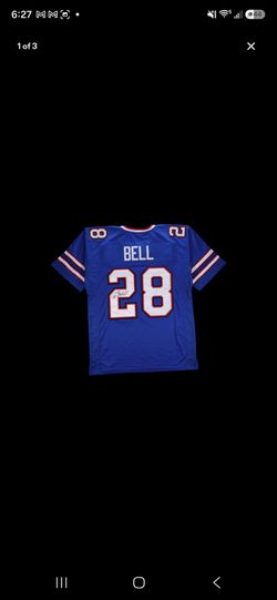 Greg Bell Bills #28 Signed Blue Football Jersey with JSA Authentication