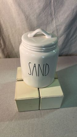 Rare Rae Dunn Sand Canister.