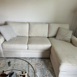 Beige Linen Couch