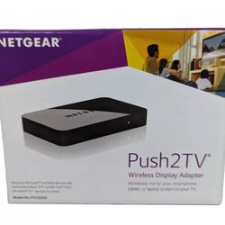 NetGear Push 2TV Wireless Display Adapter PTV3000 In Box Complete