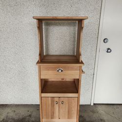 Kitchen Stand, Rolling, Real Wood