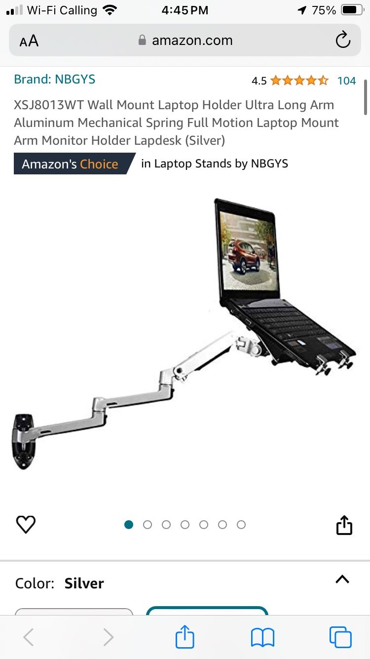 Ultra Long Monitor Arm/Laptop Stand - New In Box