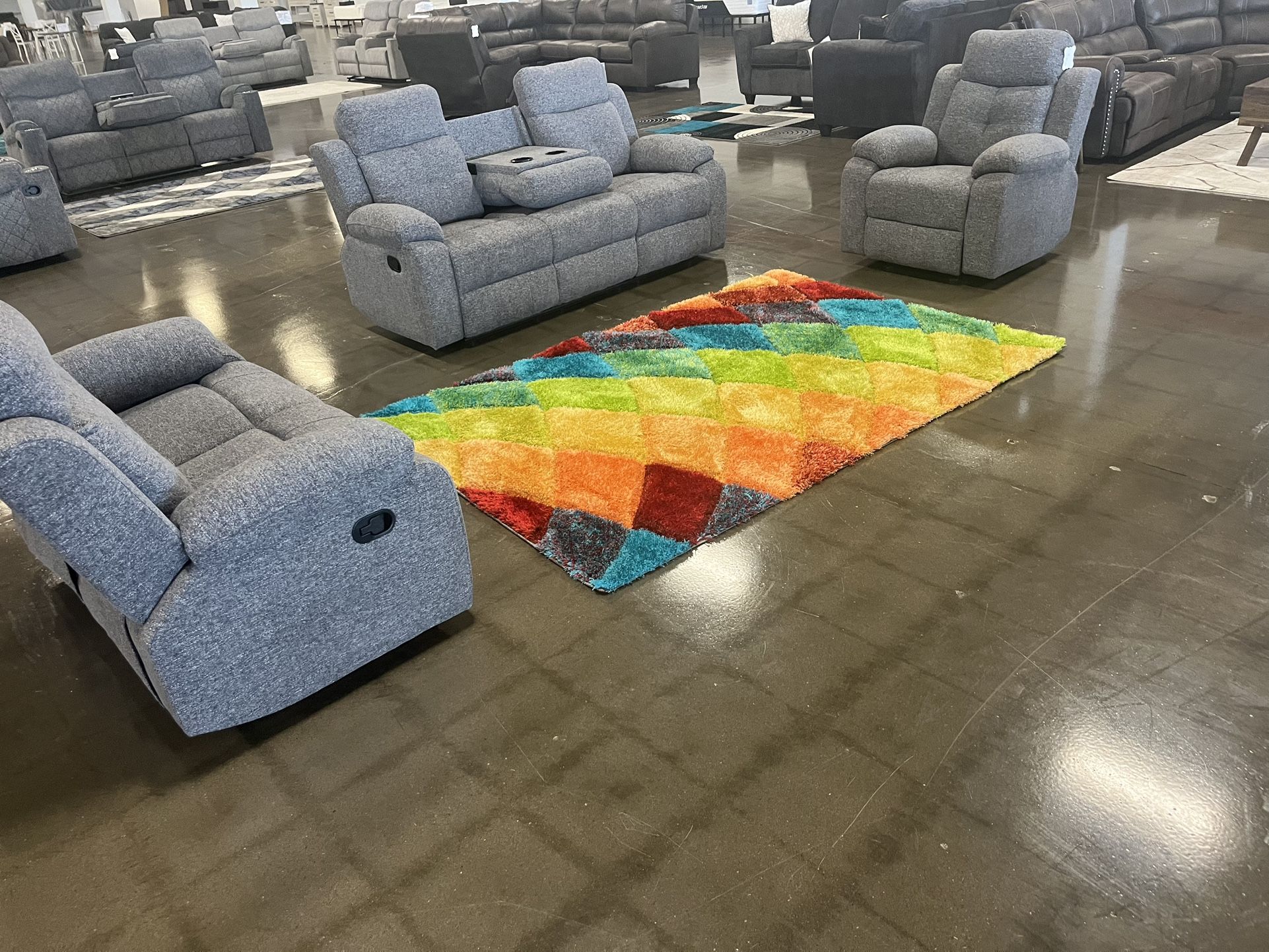 3pc Couch Set Grey