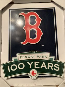 Collectible Fenway Park 100 Years Framed Picture