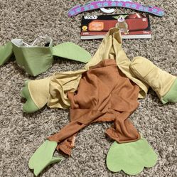 Star Wars Yoda with Plush Arms Pet Halloween Costume Size Small