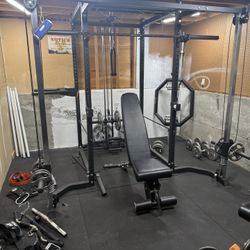 Complete Weight Rack With More