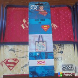 Superman Cooler Lunch Bag Mexico OXXO Exclusive