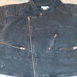 Good American Quilted Denium Riders Jacket NWT  size 2x Unisex 