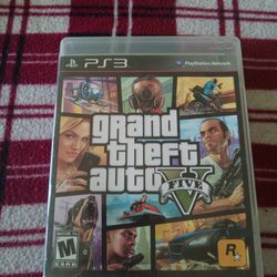 Grand Theft AUTO 5 PS3 game disk