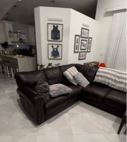Leather Sofa originally $3000