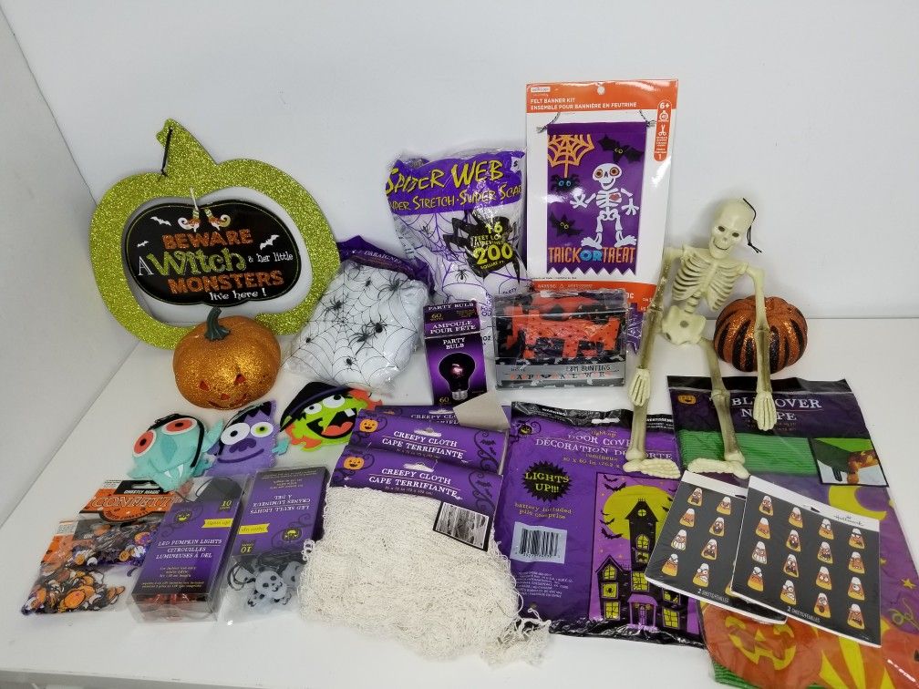 Halloween decorations lot party decor bundle
