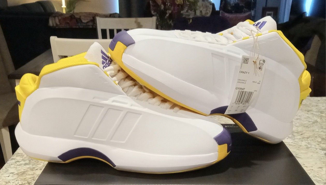 100% AUTHENTIC Men's Adidas Crazy KOBE size 10 BRAND NEW BOX $125