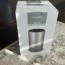 Happy Living 4-Stage Filtration HEPA Air Purifier, White