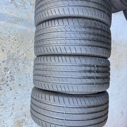 Set Of Four 255/40/20 Bridgestone Potenza Sport Like New With 75-80% Left Amazing Set Audi Tesla 