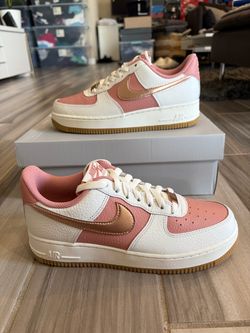 Women's Nike Air Force 1 Low '07 SE Shoes - Rust Pink Red Bronze - Size 6, 6.5, 7, 7.5, 8, 8.5