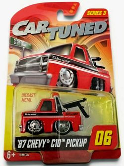 Car Tuned '87 Chevy C10 Pickup Diecast Series 3