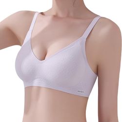 Women's Bras, Fixed Cup Jelly Underwear Seamless Underwire Support, Padded Cups