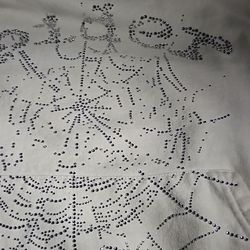 OG white rhinestone spider