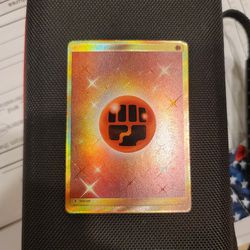 Fighting Energy 169/145 Secret Rare Ultra Rare Pokemon Card Guardians Rising