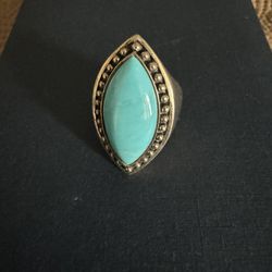 Turquoise ring Sterling Silver 